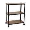 Charm 3 Shelf Mobile Kitchen Serving Cart