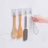 30pcs Practical Adhesive Hooks; Multifunctional Hooks; Transparent Anti-Skid Traceless Hooks; Kitchenware Hook