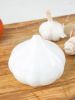 1pc White Garlic Plastic Storage Box; Fruit And Vegetable Shaped Food Saver Storage Container; 350ml/12.3oz