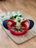 Apple Corer Slicer Fruit Cutter Stainless Steel Press Chopper Kitchen Tool NEW